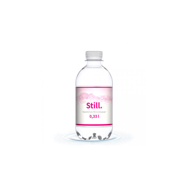 330 ml Mineralwasser still - Eco Label (außerh. Deutschlands)