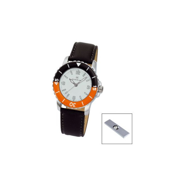 Armbanduhr "Spectra Damen weiß/orange"