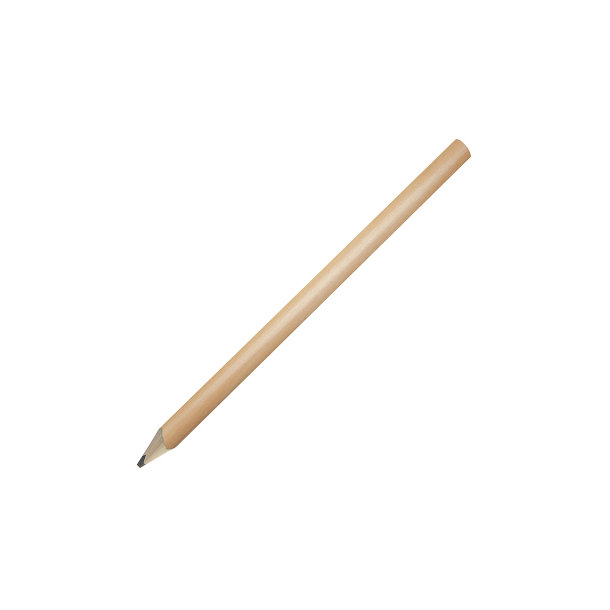 Bleistift, Zimmermannsbleistift, 24 cm, oval