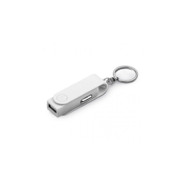 CARTECH. Schlüsselanhänger mit USB-Kfz Ladegerät
