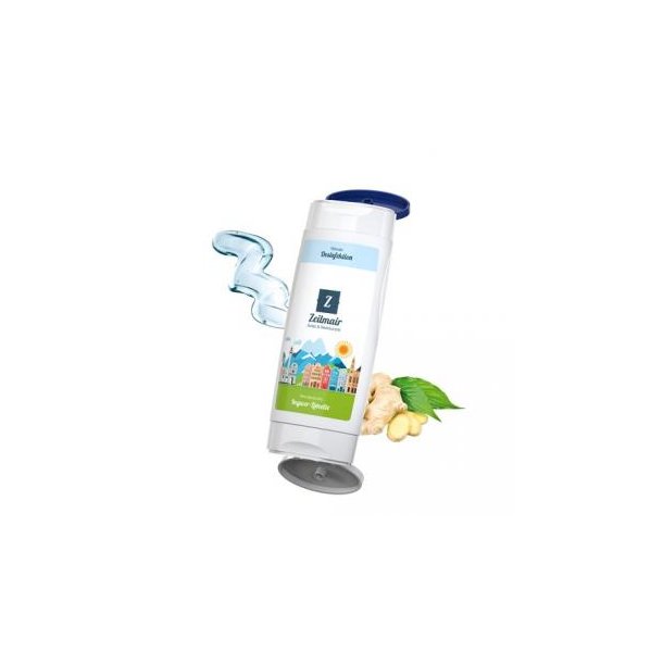 DuoPack 15: Hände-Desinfektionsgel (DIN EN 1500) + Handbalsam Ingwer-Limette (Body Label, 2 x 50 ml)