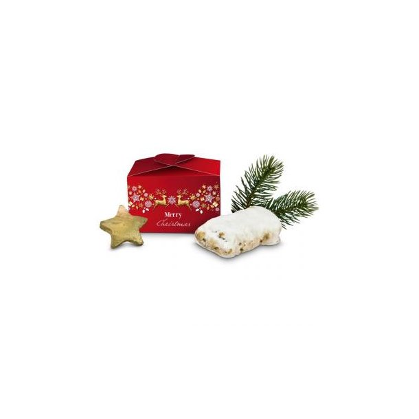 Geschenkartikel / Präsentartikel: Mini Stollen Merry Christmas