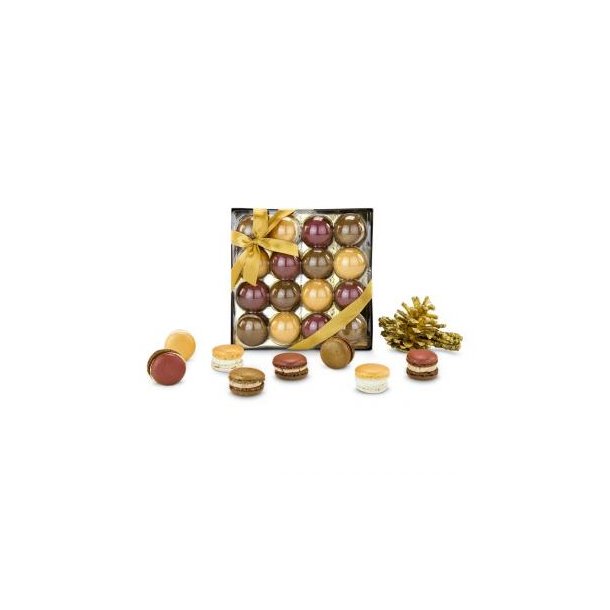 Geschenkset / Präsenteset: Goldene Macarons