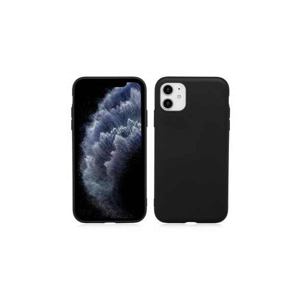Handy Hülle iPhone™ 11 Monkey Soft Slim Case TPU Silikon, matt schwarz
