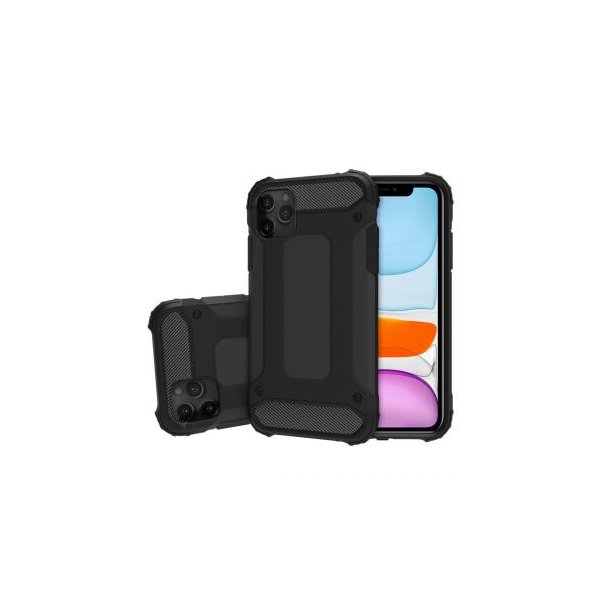 Handy Hülle iPhone™ 12/12 pro Elephant Rugged Case PC Plastic/TPU Silicone schwarz