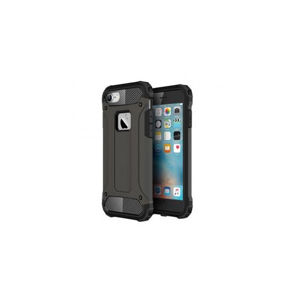 Handy Hülle iPhone™ 7/8/SE(2020) Elephant Rugged Case PC Plastic/TPU Silicone schwarz