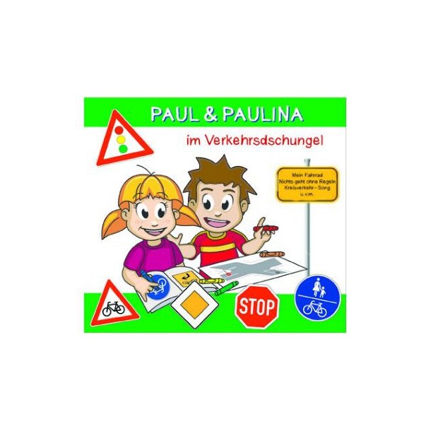 Hörspiel-CD  „PAUL&PAULINA im Verkehrsdschungel"