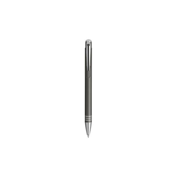 Izmir Kugelschreiber mit Rändel-Druckknopf