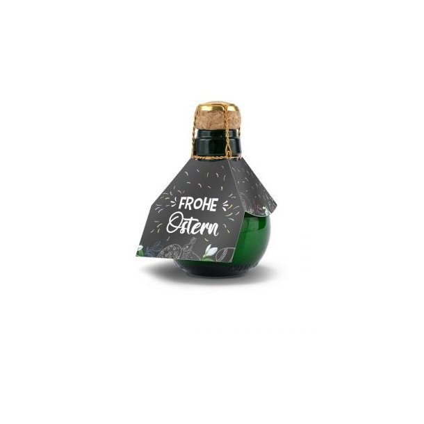 Kleinste Sektflasche der Welt! Frohe Ostern - Ohne Geschenkkarton, 125 ml