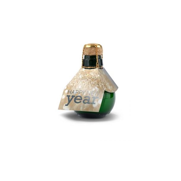 Kleinste Sektflasche der Welt! Happy New Year - Ohne Geschenkkarton, 125 ml