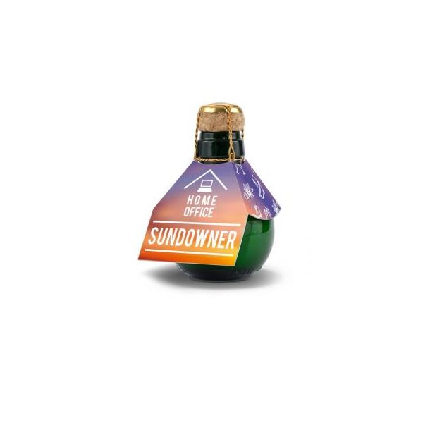 Kleinste Sektflasche der Welt! Home-Office Sundowner - Ohne Geschenkkarton, 125 ml