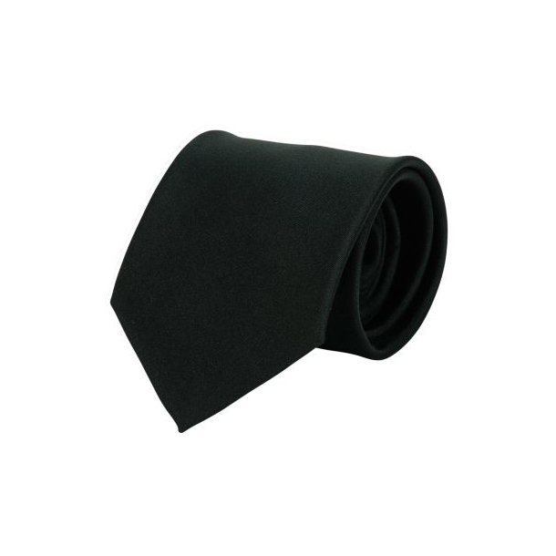Krawatte, 100% Polyester Satin, uni, matt