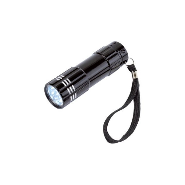 LED Taschenlampe "Powerful", schwarz