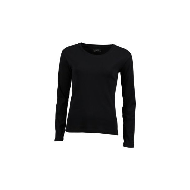 Ladies\' Shirt Long-Sleeved - Komfort T-Shirt aus weicher, dehnbarer Baumwolle