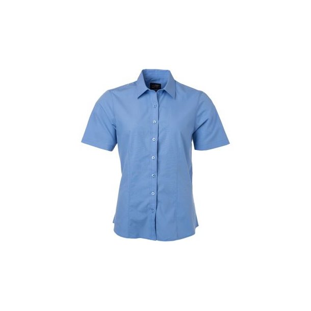Ladies\' Shirt Shortsleeve Poplin - Klassisches Shirt aus pflegeleichtem Mischgewebe