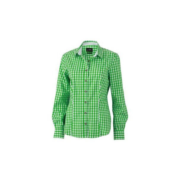 Ladies\' Traditional Shirt - Damen-Bluse und Herren-Hemd im klassischen Trachtenlook