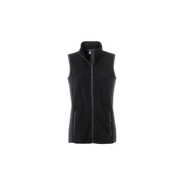 Ladies\' Workwear Fleece Vest - STRONG - - Strapazierfähige Fleece Weste im Materialmix
