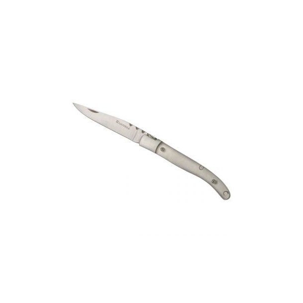 Laguiole Messer, 11 cm, clear, mit Etui