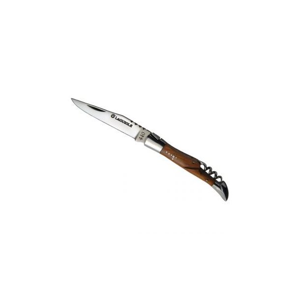 Laguiole-Taschenmesser mit korkenzieher, 11 cm, olivenholzgriff
