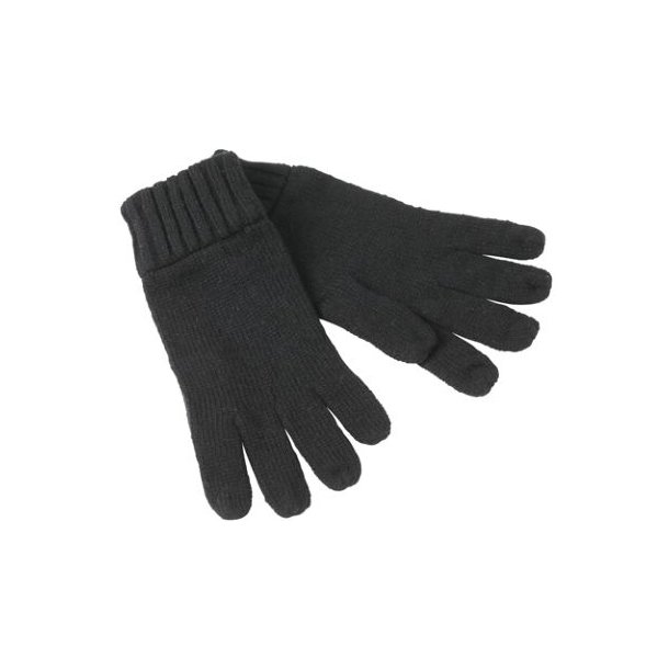 Melange Gloves Basic - Elegante Strickhandschuhe aus Melange-Garnen
