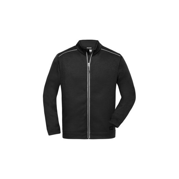 Men\'s Knitted Workwear Fleece Jacket - SOLID - - Pflegeleichte Strickfleece-Jacke