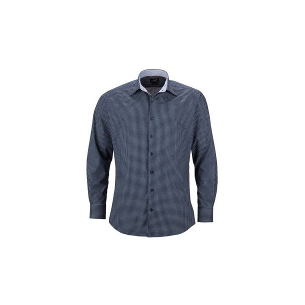 Men\'s Shirt "Dots" - Klassisches Shirt mit modischem Minimal-All-Over Print