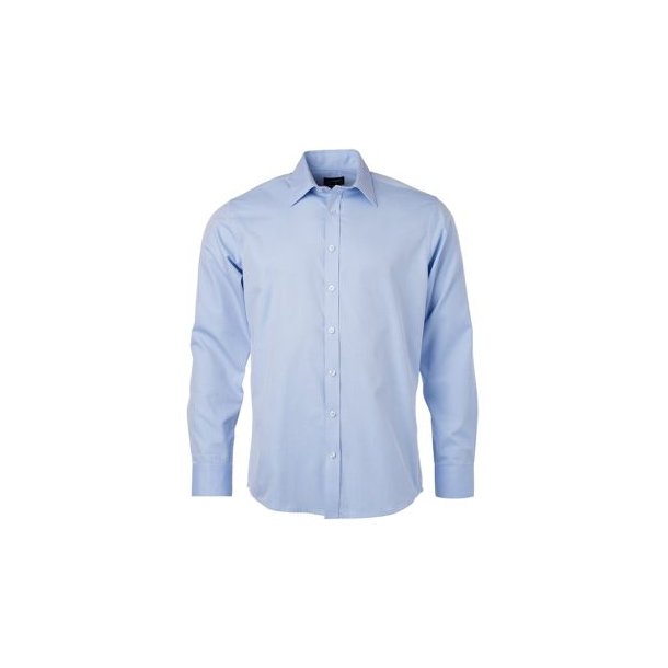 Men\'s Shirt Longsleeve Herringbone - Klassisches Shirt aus pflegeleichter Mischqualität