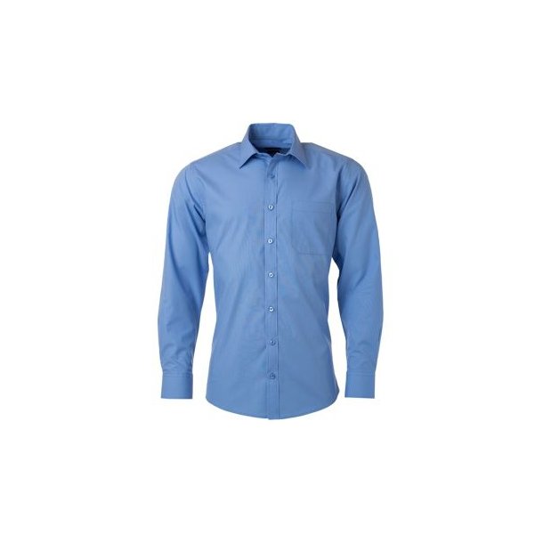 Men\'s Shirt Longsleeve Poplin - Klassisches Shirt aus pflegeleichtem Mischgewebe