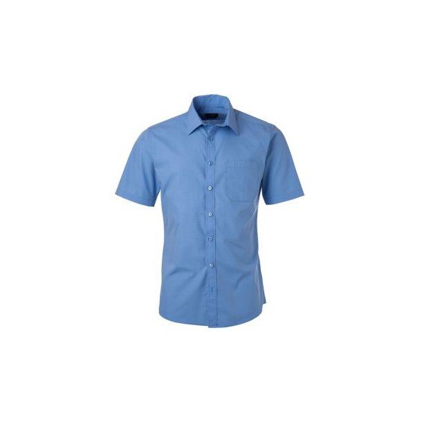 Men\'s Shirt Shortsleeve Poplin - Klassisches Shirt aus pflegeleichtem Mischgewebe
