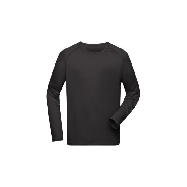 Men\'s Sports Shirt Long-Sleeved - Langarm Funktions-Shirt aus recyceltem Polyester für Sport und Fitness