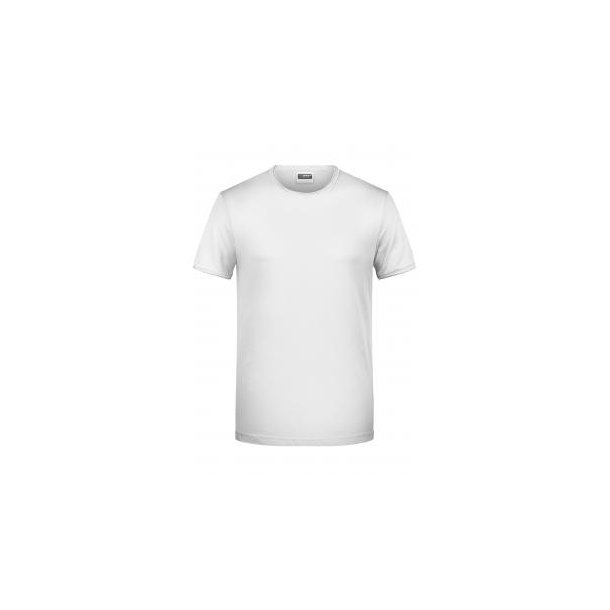 Men\'s-T - T-Shirt mit trendigem Rollsaum