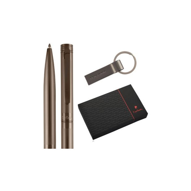 Pierre Cardin® GISELE Set aus USB 16GB und Kugelschreiber, gunmetal 