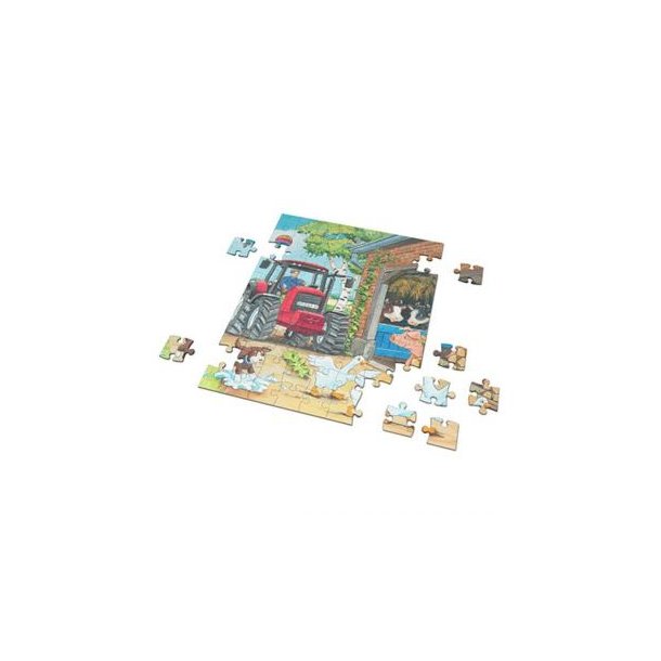 Puzzle A4 - 10, 40 oder 80 Teile,  im Polybeutel mit Vorlagenblatt