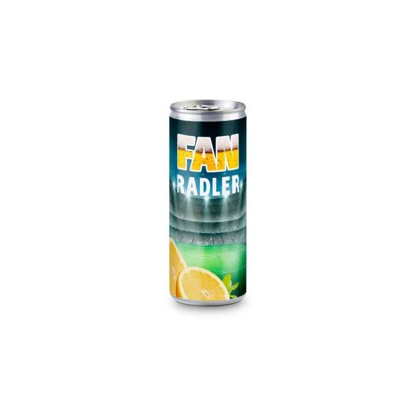 Radler - Mischgetränk aus Bier und Zitronenlimonade, spritzig und frisch - Eco Papier-Etikett, 250 ml