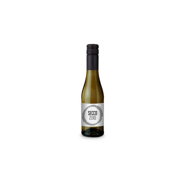 Secco ZERO - Schäumendes Getränk aus alkoholfreiem Wein - Flasche antikgrün, 0,25 l