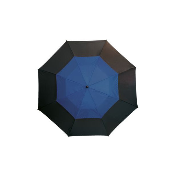 Sturm-Golfschirm"Monsun" schwarz/blau