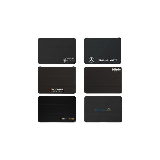Tablet Hülle Galaxy™ Tab A 10.5 (2018) PU/PC Fold.it Case mit Mikrofaser Innenseite matt schwarz