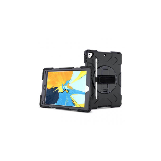 Tablet Hülle iPad™ 10.2 (7/8 Generation 2019/2020)/Pro 10.5/Air 10.5 Protect.it Rugged Case mit Handschlaufe schwarz