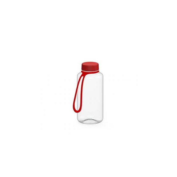 Trinkflasche "Refresh" klar-transparent inkl. Strap 0,7 l