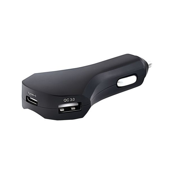 Car Charger mit USB-Quick charge sowie Typ C Ports