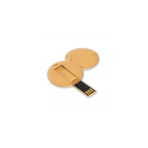USB Card Circle Eco Dummy braun