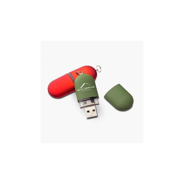 USB Stick Add Rubber Dummy grün