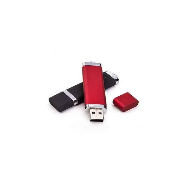USB Stick Elegant Rubber Dummy rot