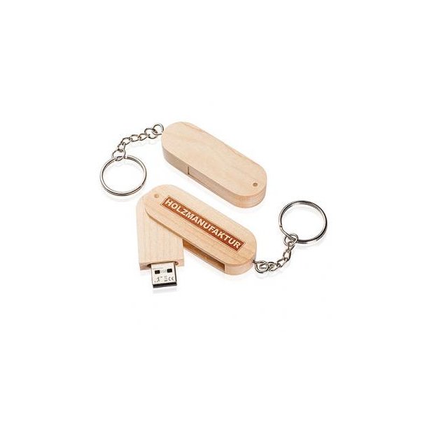 USB Stick Holz Robin Dummy Ahornholz