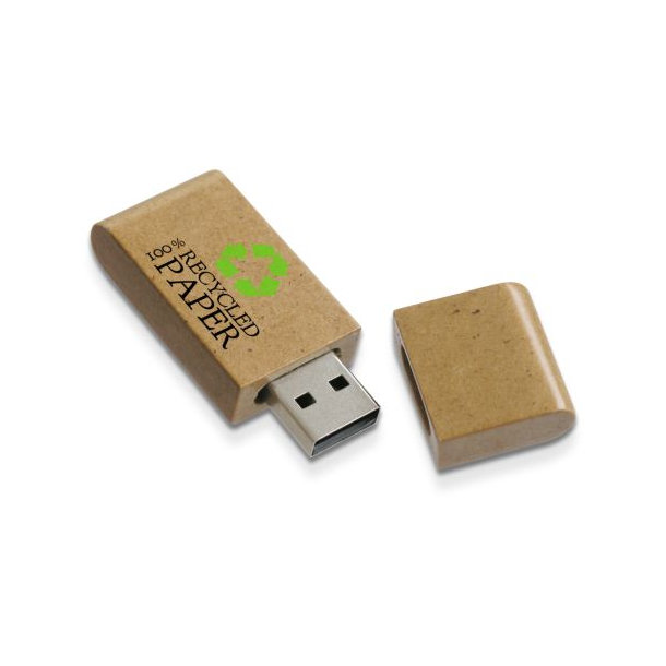 USB Stick Natura 2 GB Recyclingpapier