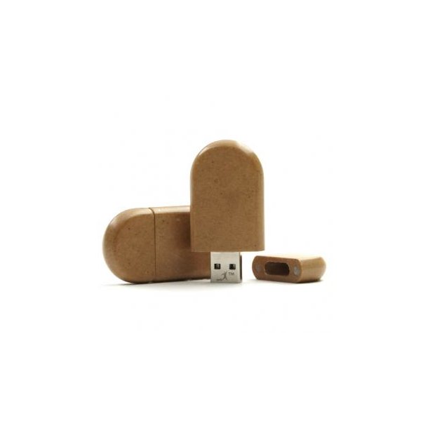 USB Stick Paper Recy Dummy braun