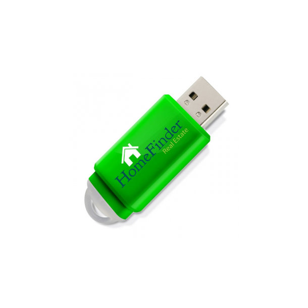 USB-Stick Slider 1 GB Grün PMS347