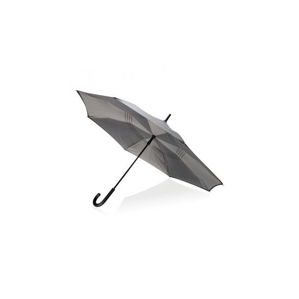 Umgekehrter manueller 23” Regenschirm
