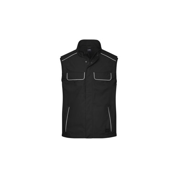 Workwear Softshell Light Vest - SOLID - - Professionelle, leichte Softshellweste im cleanen Look mit hochwertigen Details