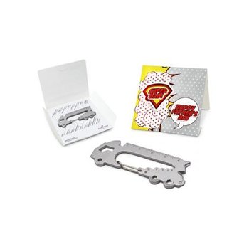 Geschenkartikel / Präsentartikel: ROMINOX® Key Tool Truck / LKW (22 Funktionen) im Motiv-Mäppchen Super Dad